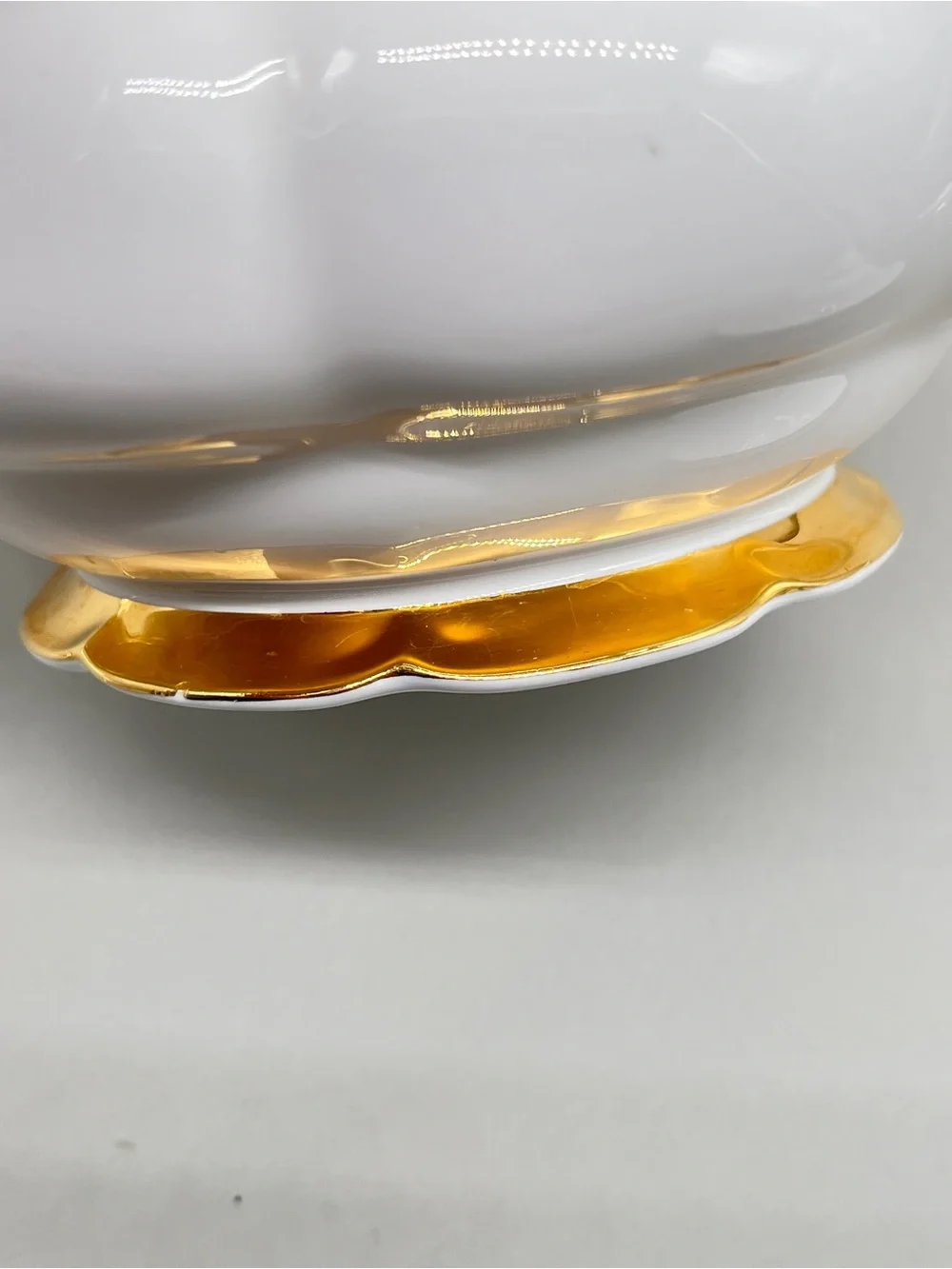 Royal  Albert Val D’Or bone china large teapot. White with 22k gold trim.  NWOT.